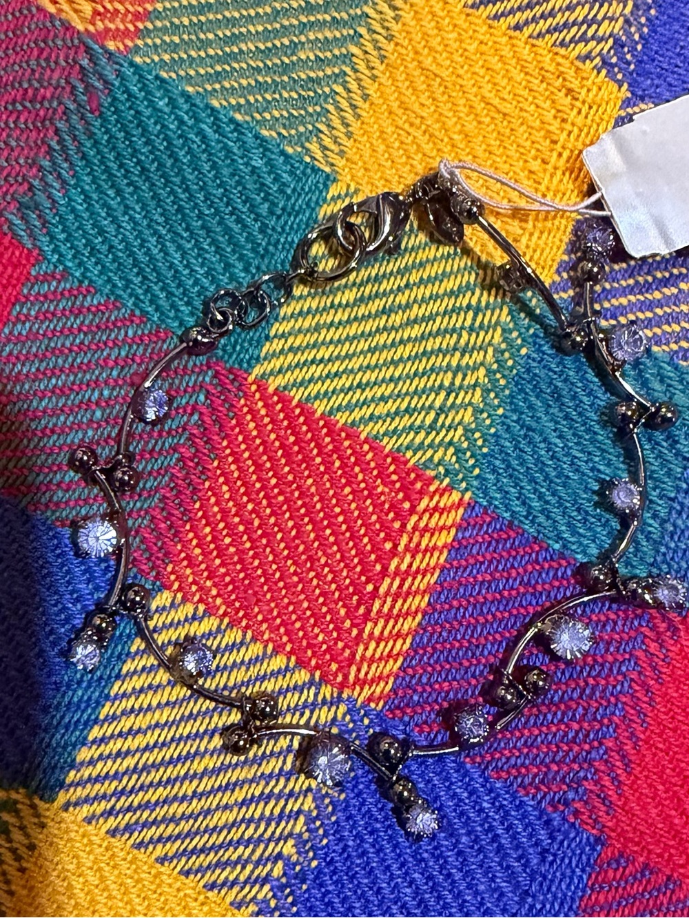 Vintage Monet Purple Crystal Vine Bracelet